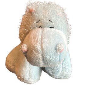 💕 2 For $17 💕 GANZ Lil' Kinz Hippo HS009 NO CODE Blue Plush Stuffed Animal